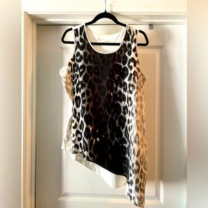 Duane Gilman Sleeveless Asymmetrical Top